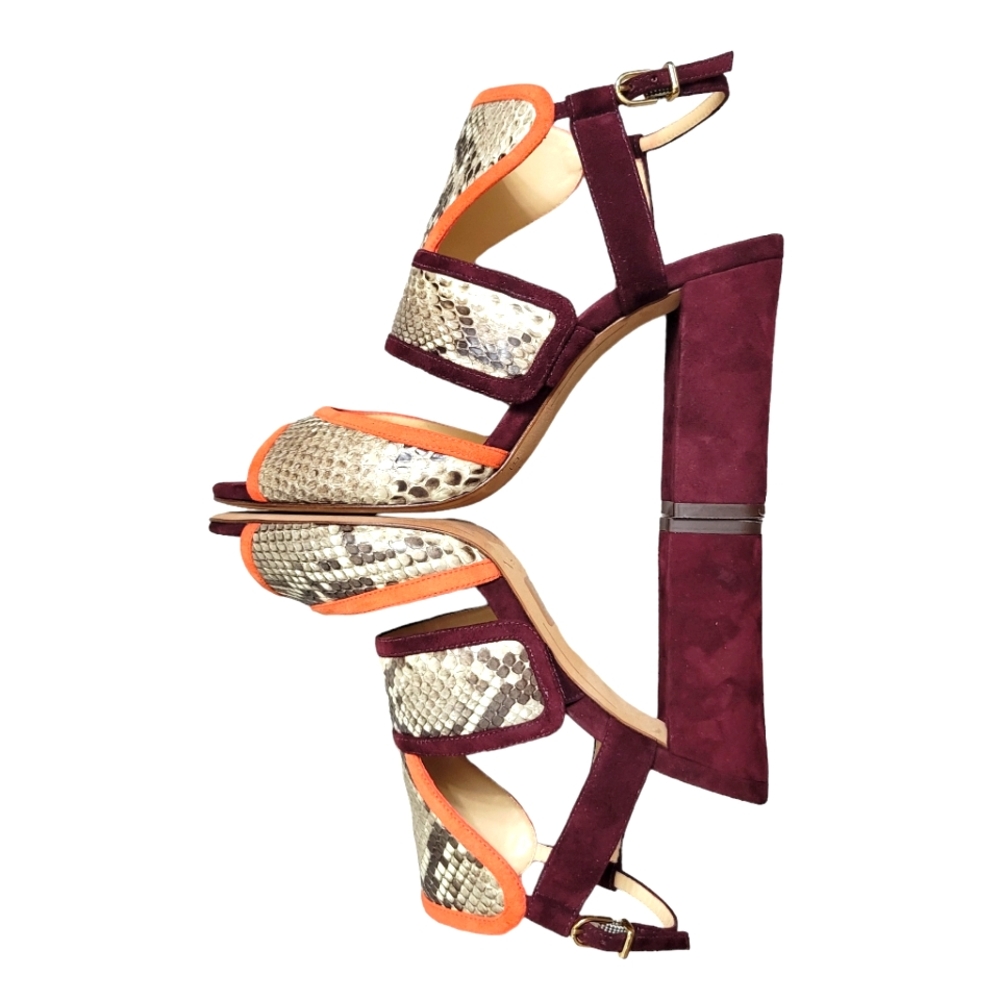 Alexandre Birman Python Sandals Size 8 Us (38 Eu) - image 2